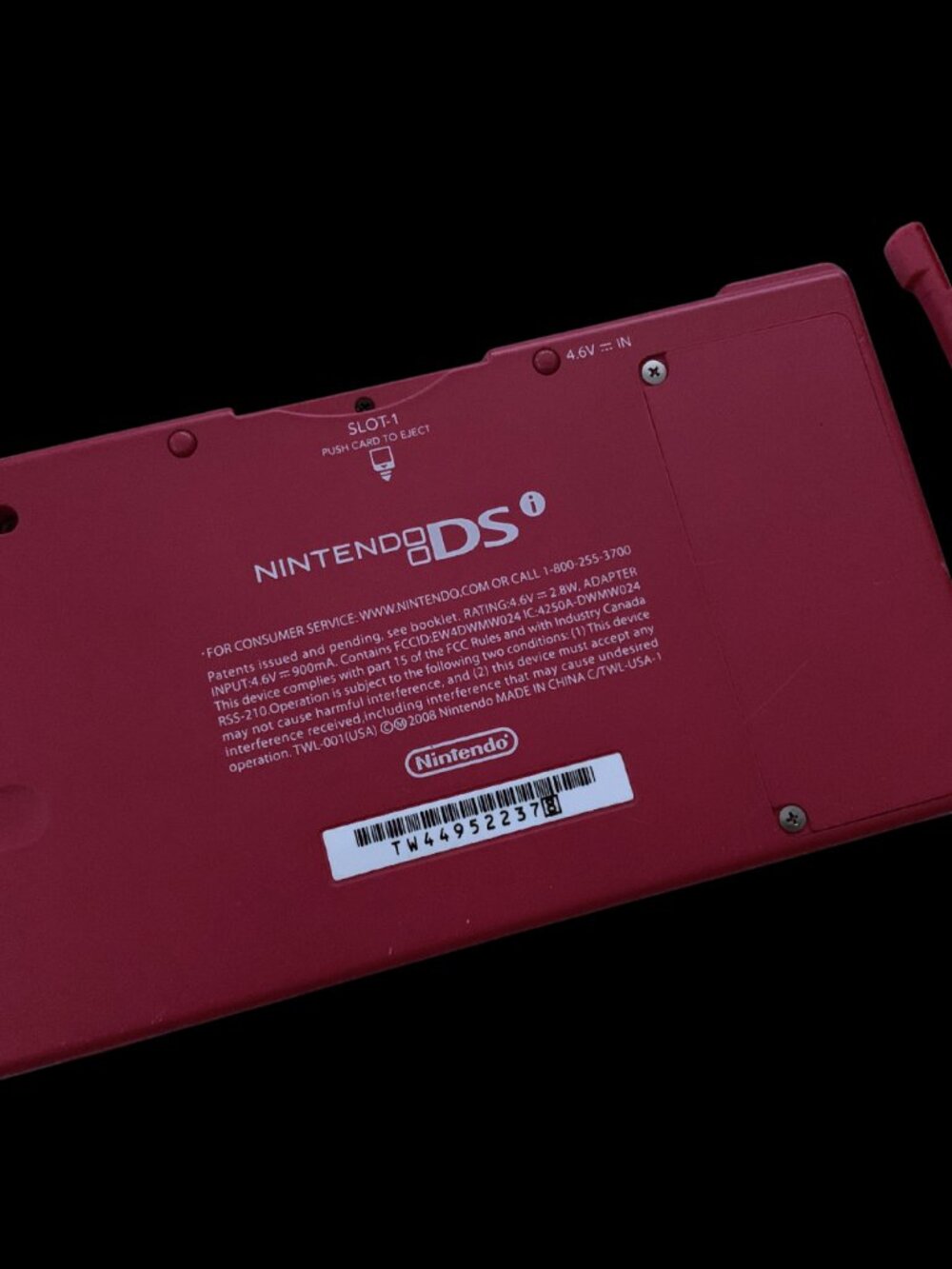 Nintendo DS Lite Magenta Portable Gaming System & bundle of Games - Picture 5 of 7